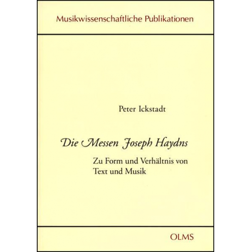 Peter Ickstadt - Die Messen Joseph Haydns