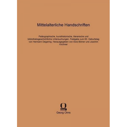 Mittelalterliche Handschriften