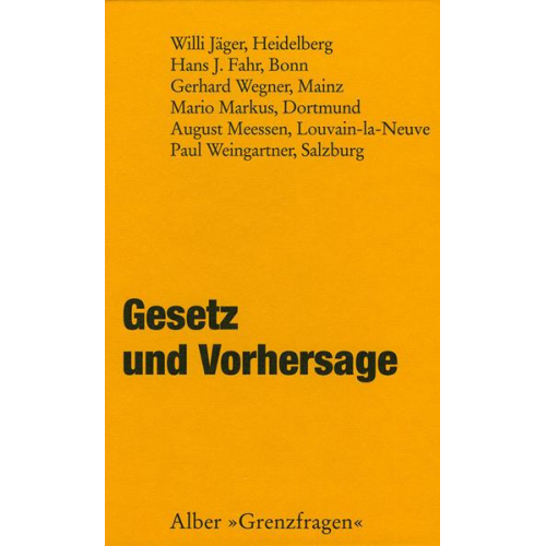 Paul Weingartner - Gesetz und Vorhersage