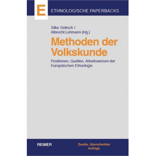 Silke Göttsch & Albrecht Lehmann - Methoden der Volkskunde