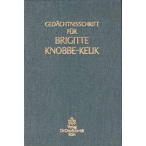 Wolfgang Schön - Gedächtnisschrift für Brigitte Knobbe-Keuk