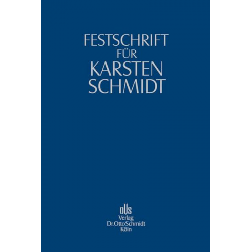 Festschrift für Karsten Schmidt