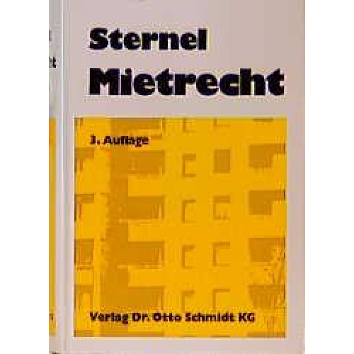 Friedemann Sternel - Mietrecht