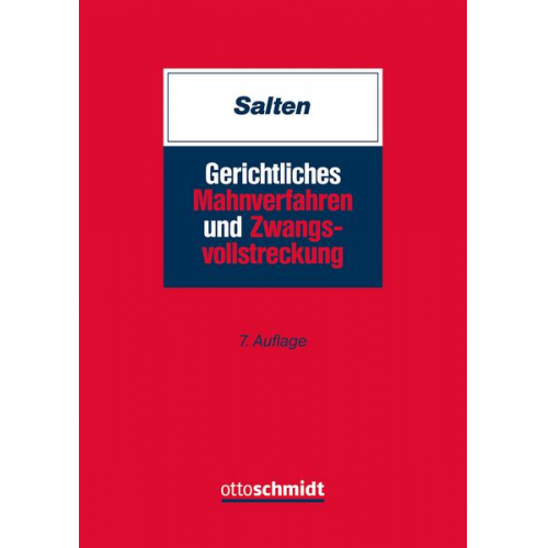 Uwe Salten - Gerichtliches Mahnverfahren und Zwangsvollstreckung