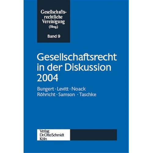 Gesellschaftsrecht in der Diskussion 2004