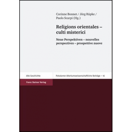 Corinne Bonnet & Jörg Rüpke & Paolo Scarpi - Religions orientales - culti misterici