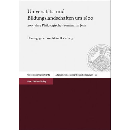 Universitäts- und Bildungslandschaften um 1800