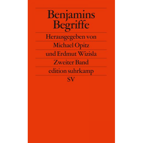 Michael Opitz & Erdmut Wizisla - Benjamins Begriffe