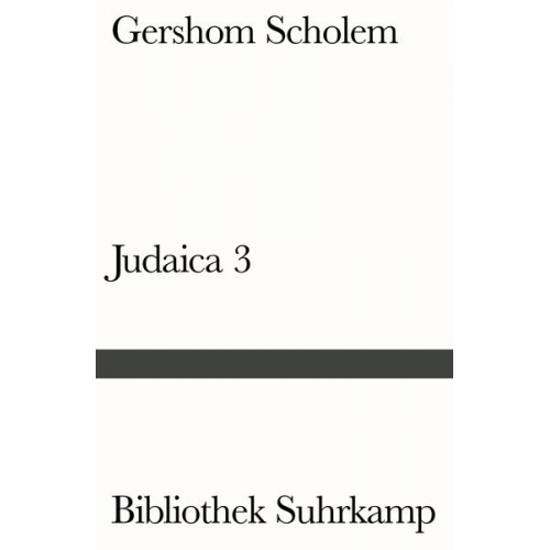 Gershom Scholem - Judaica III