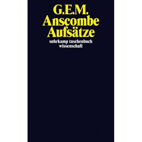 G. E. M. Anscombe - Aufsätze