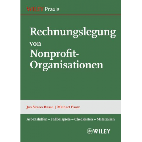 Jan Simon Busse & Michael Paarz - Rechnungslegung von Nonprofit-Organisationen