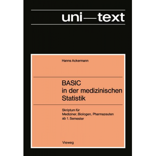 Hanns Ackermann - BASIC in der medizinischen Statistik