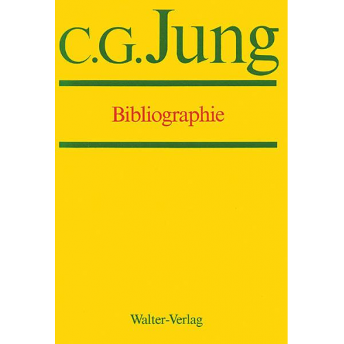 C.G. Jung - C.G.Jung, Gesammelte Werke. Bände 1-20 Hardcover / Band 19: Bibliographie