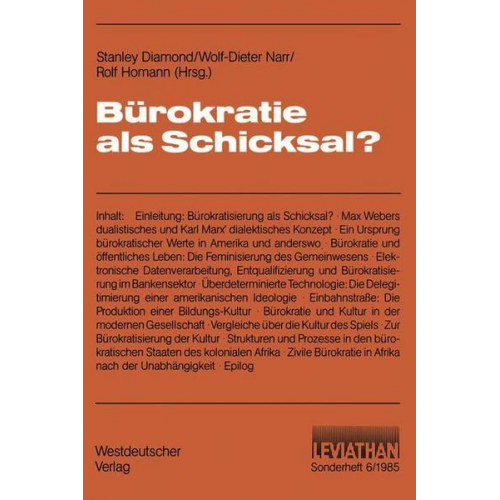 Bürokratie als Schicksal?