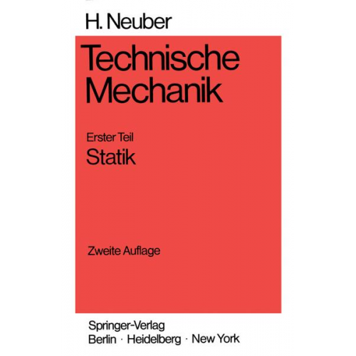 Heinz Neuber - Technische Mechanik