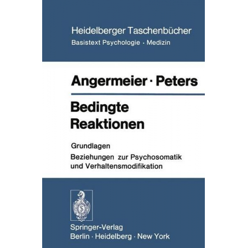 W. F. Angermeier & M. Peters - Bedingte Reaktionen