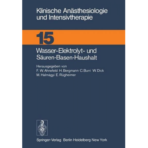 Wasser-Elektrolyt- und Säuren-Basen-Haushalt