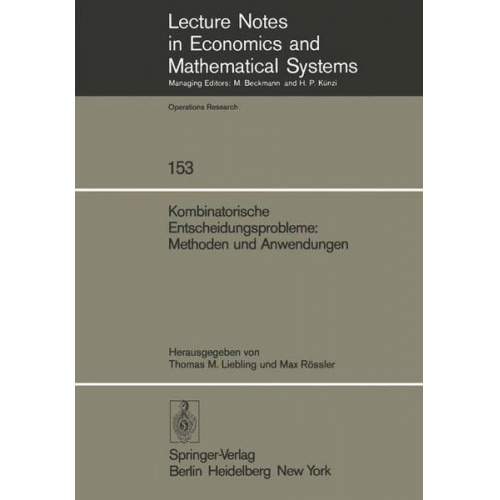 Kombinatorische Entscheidungsprobleme: Methoden und Anwendungen