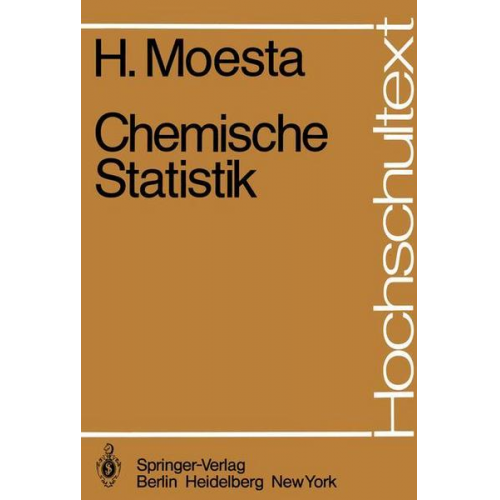 H. Moesta - Chemische Statistik