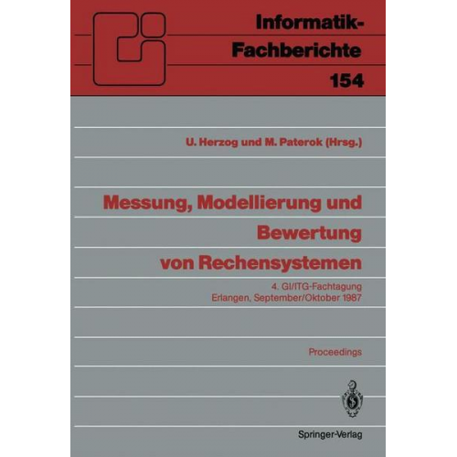 Messung, Modellierung und Bewertung von Rechensystemen