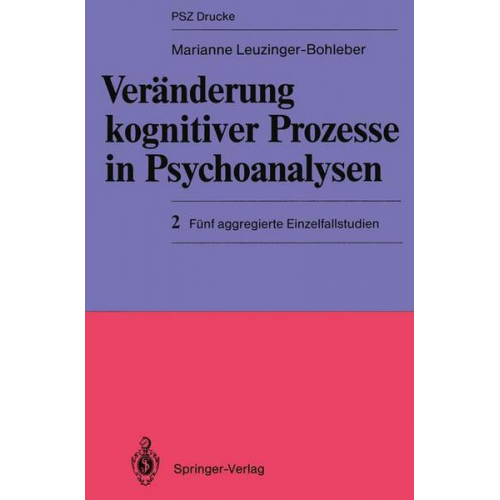 Marianne Leuzinger-Bohleber - Veränderung kognitiver Prozesse in Psychoanalysen