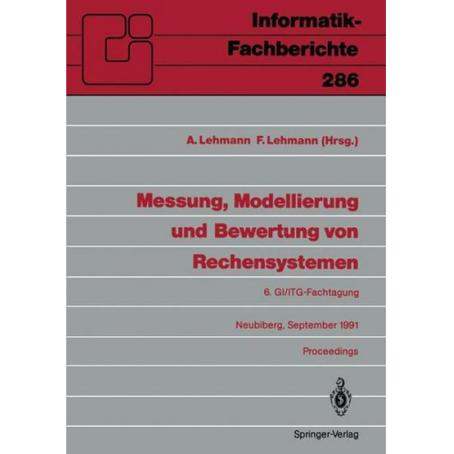 Messung, Modellierung und Bewertung von Rechensystemen