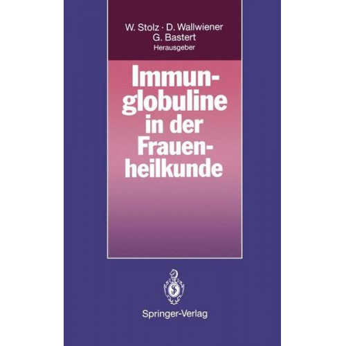 Immunglobuline in der Frauenheilkunde