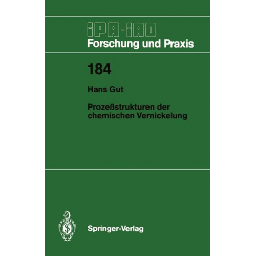 Hans Gut - Prozeßstrukturen der chemischen Vernickelung