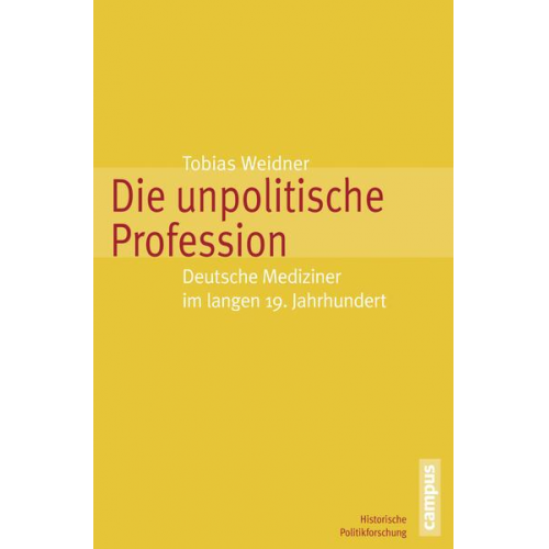 Tobias Weidner - Die unpolitische Profession