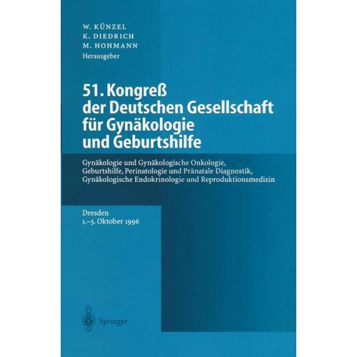 51. Kongreß der Deutschen Gesellschaft für Gynäkologie und Geburtshilfe