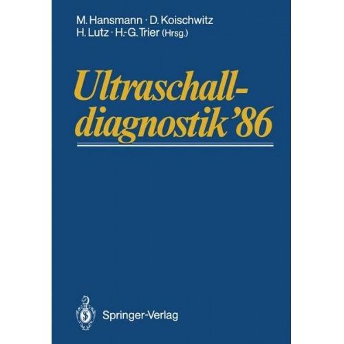 Ultraschalldiagnostik ’86