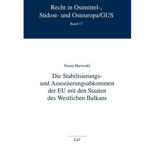 Hanna Marwedel - Marwedel, H: Stabilisierungs- und Assoziierungsabkommen