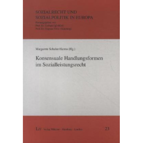 Konsensuale Handlungsformen im Sozialleistungsrecht