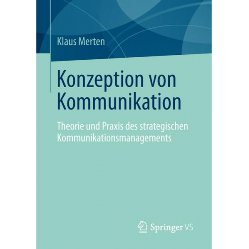 Klaus Merten - Konzeption von Kommunikation