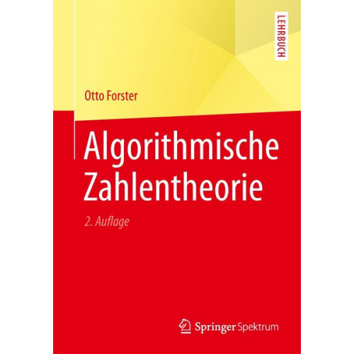 Otto Forster - Algorithmische Zahlentheorie