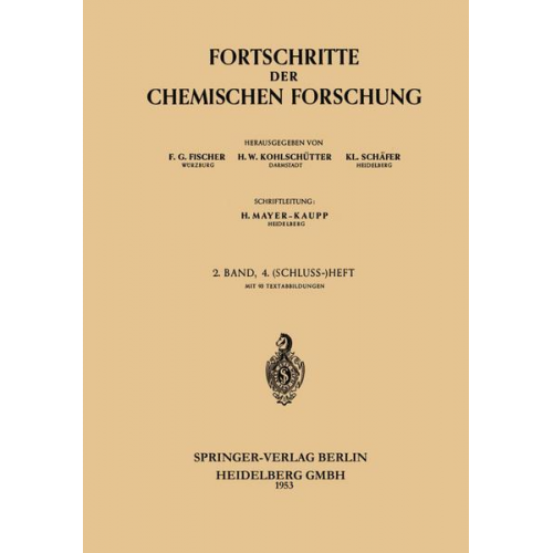 Harry Julius Emeléus - Fortschritte der Chemischen Forschung