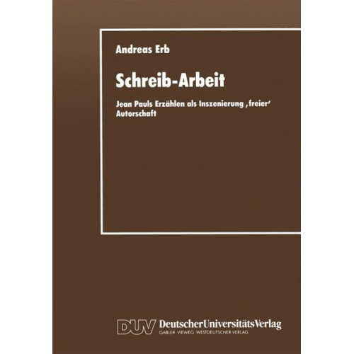 Andreas Erb - Schreib-Arbeit