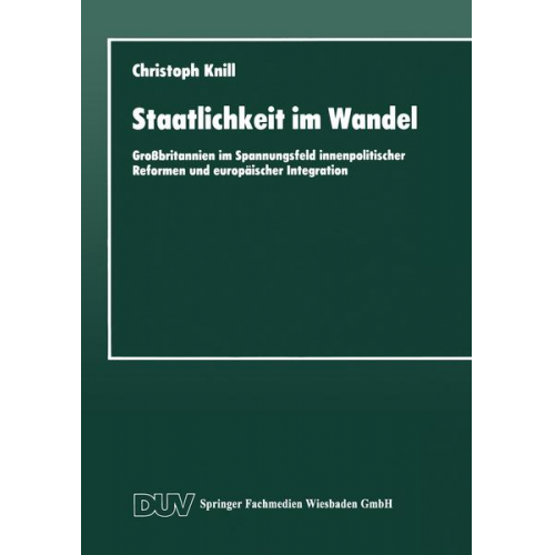 Christoph Knill - Staatlichkeit im Wandel