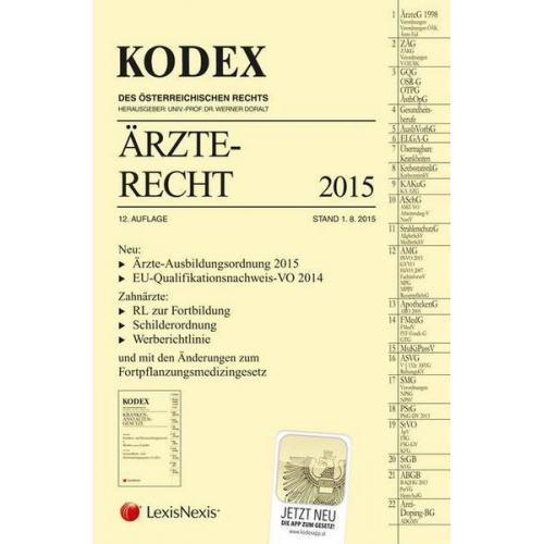 KODEX Ärzterecht 2015