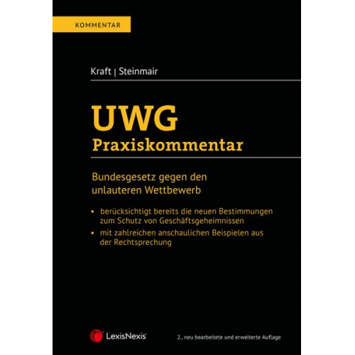 Rainer Maria Kraft & Boris Steinmair - UWG - Praxiskommentar