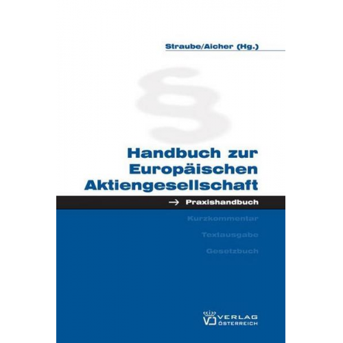 Handbuch zur Europäischen Aktiengesellschaft