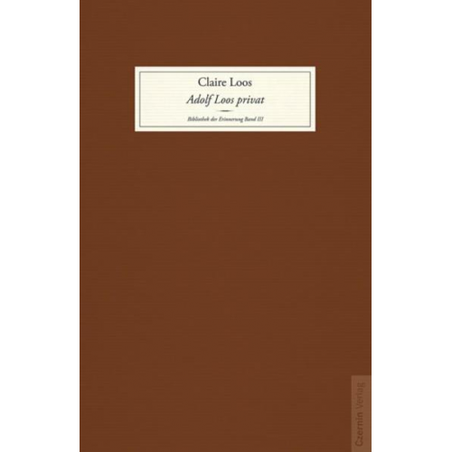 Claire Loos - Adolf Loos Privat