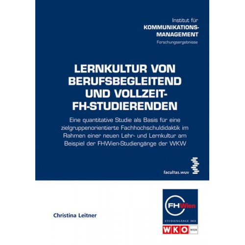 Christina Leitner - Lernkultur von berufsbegleitend und Vollzeit-FH-Studierenden