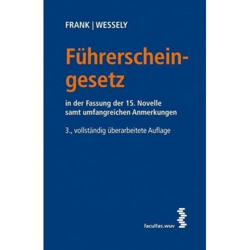 Erich Frank & Wolfgang Wessely - Führerscheingesetz (FSG)