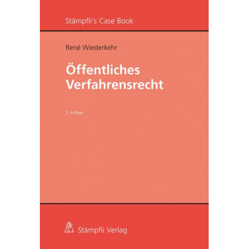 René Wiederkehr - Öffentliches Verfahrensrecht