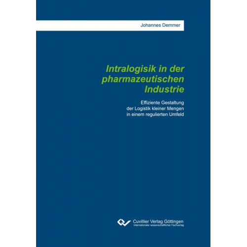 Johannes Demmer - Intralogistik in der pharmazeutischen Industrie