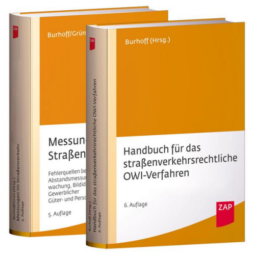 Paket Handbuch für das straßenverkehrsrechtliche OWi-Verfahren und Messungen im Straßenverkehr