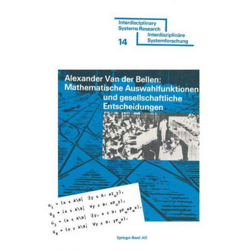 Bellen - Mathematische Auswahlfunktionen und gesellschaftliche Entscheidungen