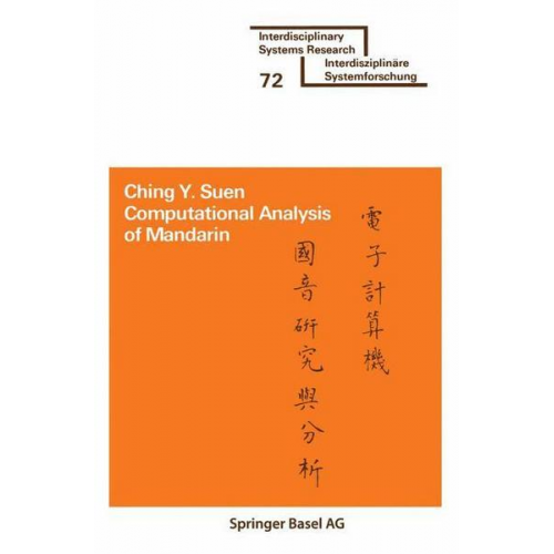 SUEN - Computational Analysis of Mandarin