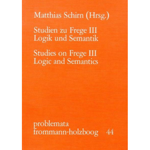 Studien zu Frege / III